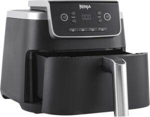 Summer Final Clearance Just AED 99د.إ：Ninja Air Fryer PRO 4.7L, Single Drawer, 4-in-1, Air Fry, Roast, Reheat, Dehydrate, Cooks 1-2 Portions, Digital, Non-Stick Drawer & Crisper...