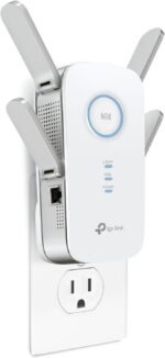 Summer Final Clearance Just AED 99د.إ：TP-Link AC2600 WiFi Extender(RE650), Up to 2600Mbps, Dual Band WiFi Range Extender, Gigabit port, Internet Booster, Repeater, Access...